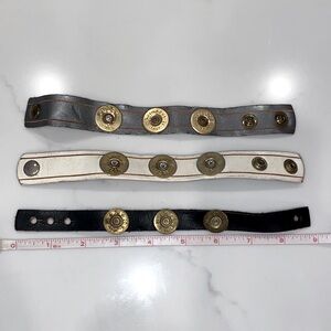 Fiocchi Croc Leather Bracelets